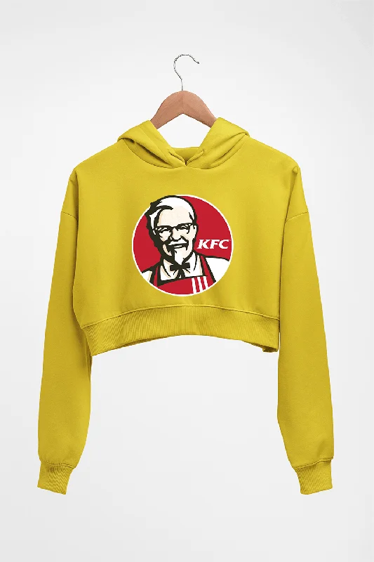 KFC Crop HOODIE FOR WOMEN Hoodie with Hem Drawcord Adjustable Customizable