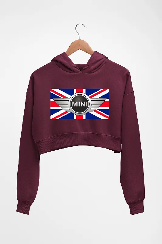 Mini Cooper Crop HOODIE FOR WOMEN Oversized Hoodie Comfort Casual