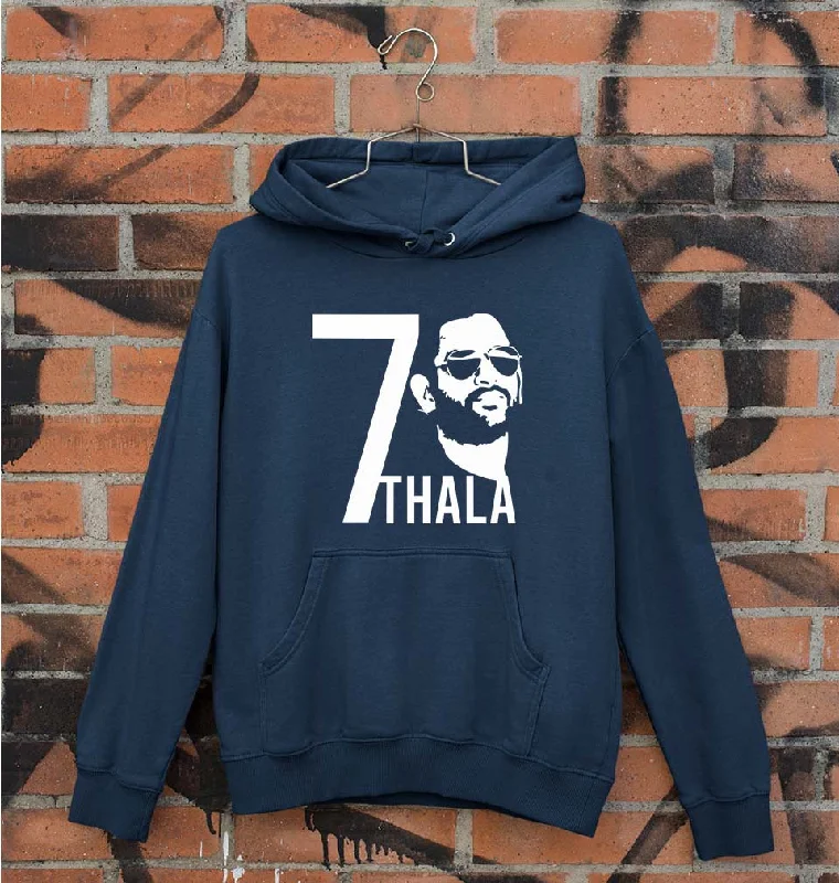 MS Dhoni 07 Thala Unisex Hoodie for Men/Women Hoodie with Hem Embroidery Detailed Premium MS Dhoni 07 Thala Unisex Hoodie for Men/Women Hoodie with Hem Embroidery Detailed Premium