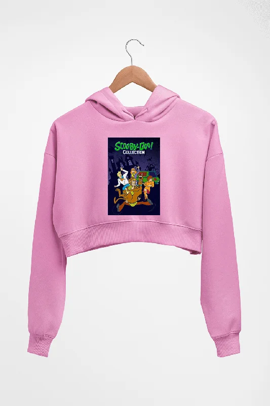 Scooby-Doo Crop HOODIE FOR WOMEN Hoodie with Button Placket Classic Preppy
