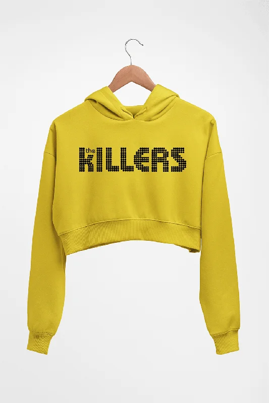 The Killers Crop HOODIE FOR WOMEN Hoodie with Crew Neck Simple Timeless