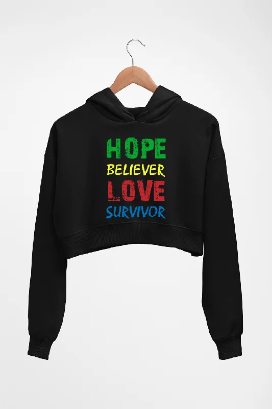 Tupac Shakur Crop HOODIE FOR WOMEN Hoodie with Print Artistic Unique
