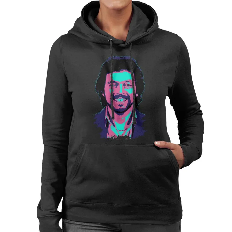 TV Times Jeremy Beadle 1982 Pop Art Stylised Women's Hooded Sweatshirt Hoodie with Color Block Contrast Stylish TV Times Jeremy Beadle 1982 Pop Art Stylised Women's Hooded Sweatshirt Hoodie with Color Block Contrast Stylish