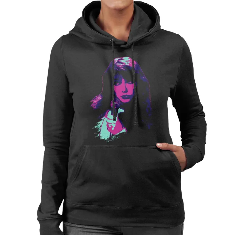 TV Times Kate Bush Performing 1978 Pop Art Stylised Women's Hooded Sweatshirt Hoodie with Bell Sleeves Flared Feminine TV Times Kate Bush Performing 1978 Pop Art Stylised Women's Hooded Sweatshirt Hoodie with Bell Sleeves Flared Feminine
