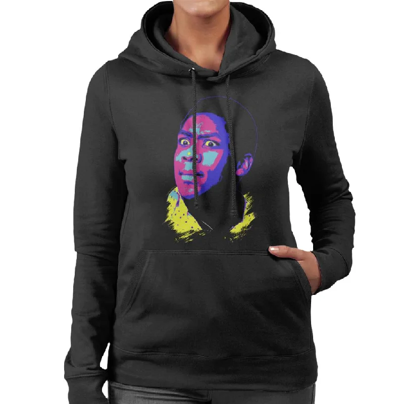 TV Times Lenny Henry 1976 Pop Art Stylised Women's Hooded Sweatshirt Hoodie Dress Longline Feminine TV Times Lenny Henry 1976 Pop Art Stylised Women's Hooded Sweatshirt Hoodie Dress Longline Feminine