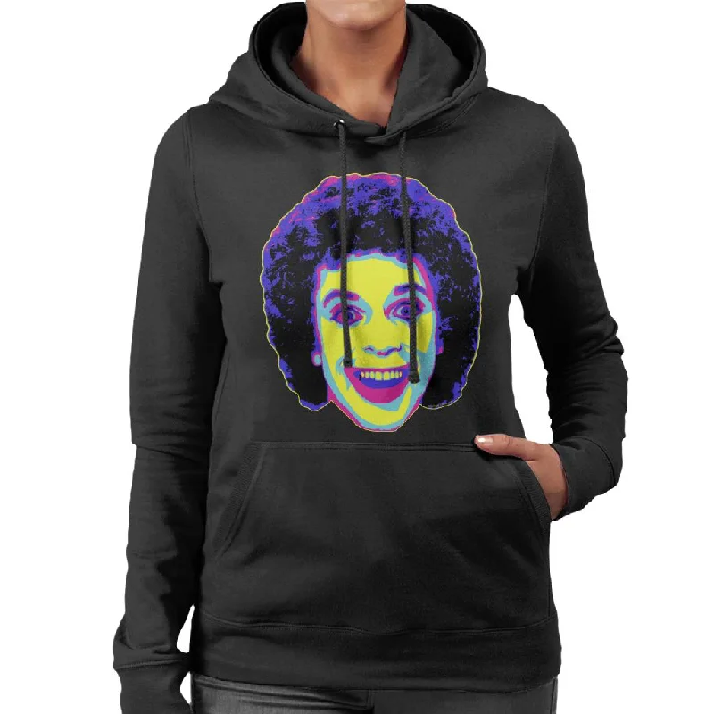 TV Times Leo Sayer On The Muppet Show 1978 Pop Art Stylised Women's Hooded Sweatshirt Hoodie with Set-In Sleeves Structured Classic TV Times Leo Sayer On The Muppet Show 1978 Pop Art Stylised Women's Hooded Sweatshirt Hoodie with Set-In Sleeves Structured Classic