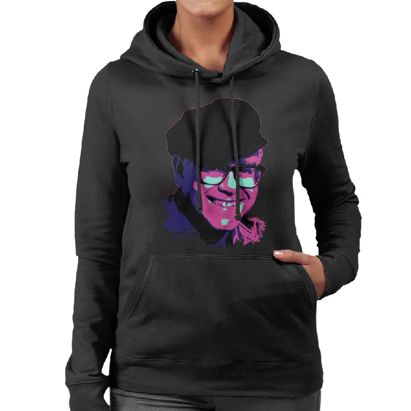 TV Times Pop Singer Elton John 1989 Pop Art Stylised Women's Hooded Sweatshirt Hoodie with Half-Zip Sporty Casual TV Times Pop Singer Elton John 1989 Pop Art Stylised Women's Hooded Sweatshirt Hoodie with Half-Zip Sporty Casual