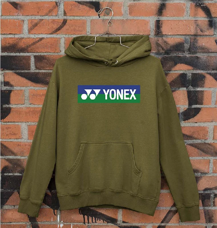 Yonex Unisex Hoodie for Men/Women Hoodie with Front Slit Layering Stylish