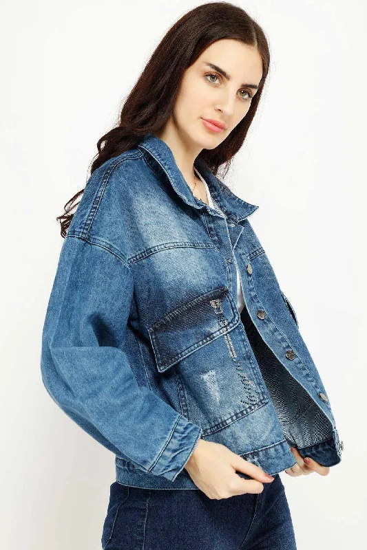 FASHION DENIM JEANS Fashionable Button-Front Jeans