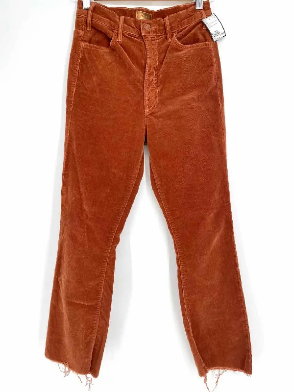 Mother Insider Crop Step Fray Women Brown straight cut Corduroy Size 26/2 Jeans Comfortable Stretch Denim Jeans Mother Insider Crop Step Fray Women Brown straight cut Corduroy Size 26/2 Jeans Comfortable Stretch Denim Jeans