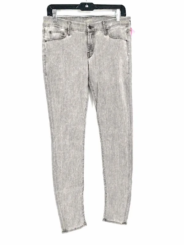 Mother The Looker Women's Gray Lyocell Blend Size 30 Jeans Elegant Skinny Leg Jeans
