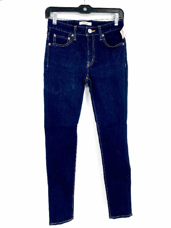 Moussy Women's Dark Denim Skinny Cotton Blend Size 25/0 Jeans Fashionable Distressed Jeans Moussy Women's Dark Denim Skinny Cotton Blend Size 25/0 Jeans Fashionable Distressed Jeans