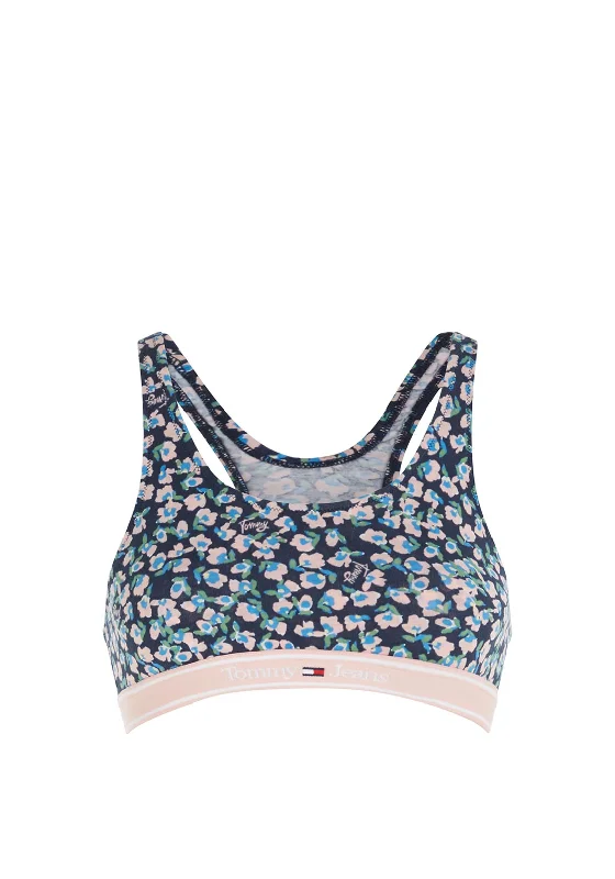 Tommy Jeans Ditsy Floral Bralette, Pink Multi Comfortable Distressed Straight-Leg Jeans Tommy Jeans Ditsy Floral Bralette, Pink Multi Comfortable Distressed Straight-Leg Jeans