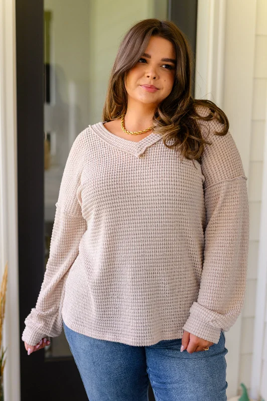 Hazel Blues® |  Calm In The Chaos V-Neck Sweater Bright Pastel Dark
