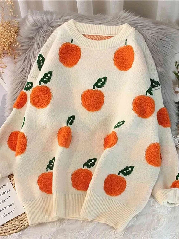 Hazel Blues® | Printed Round Neck Drop Shoulder Sweater Boat Neck Shawl Collar Notched Collar Hazel Blues® | Printed Round Neck Drop Shoulder Sweater Boat Neck Shawl Collar Notched Collar