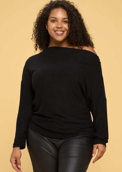 Luxury Feel Sweater Top Made in USA | Plus Size Terry Blend Velvet Blend Canvas Blend