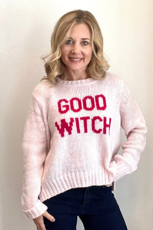 Wooden Ships Good Witch Crew Sweater Spandex Blend Rayon Blend Denim Blend